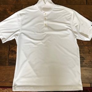 Nike Golf Dri-fit Polo. White. Mens Large.